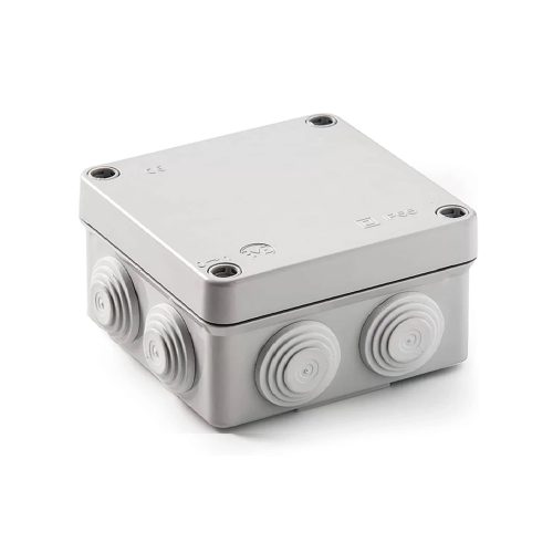 Caja Pase ZKTECO ZK-WD-010 Hermética de PVC 10x10x7 cm para Conexiones Seguras y Efectivas