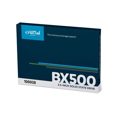 Unidad de estado sólido Crucial BX500 1TB 2.5" SATA 540MB/s compatible con escritorio y portátil