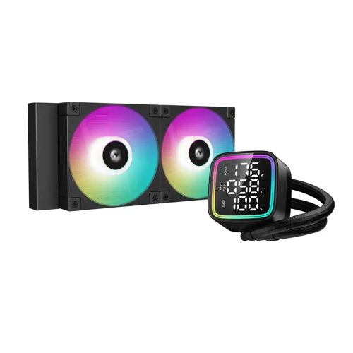 Sistema de Enfriamiento Líquido Deepcool LD240 con 2 Ventiladores y LED RGB, Eficiente y Silencioso