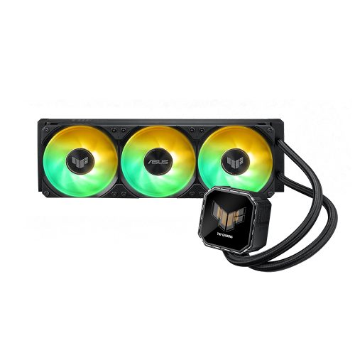 Cooler líquido ASUS TUF LC III ARGB 360 mm Black – Refrigeración eficiente y estilo RGB para tu CPU