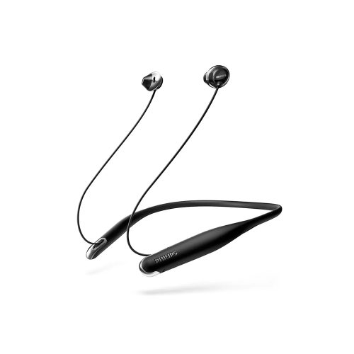 Auriculares in-ear inalámbricos Philips Mini Hyprlite SHB4205BK/00 con micrófono, color negro