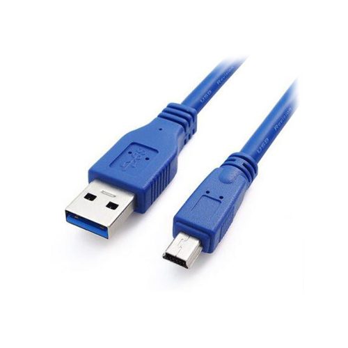 Cable USB A a Micro USB AOC 1.2m 480 Mbps Azul - Conexión Rápida y Duradera para Dispositivos Móviles