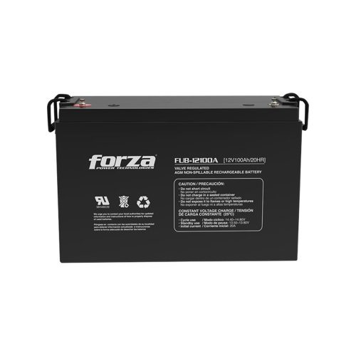 Batería de UPS Forza FUB-12100A 100 Ah Ácido de Plomo Negra - Energía Confiable para Tu Hogar
