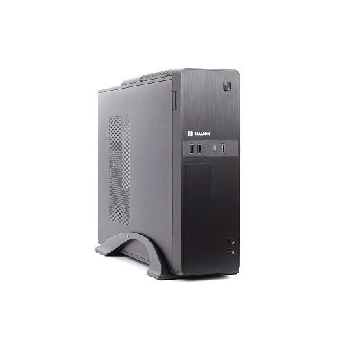 Case Mini Halion Slim Supra S615 Negro - Fuente 350W Compacto y Elegante para PC Gaming