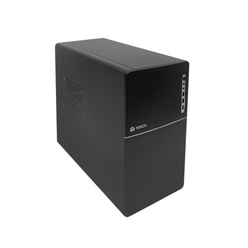Caja ATX TEROS TE-1038S - Fuente 250W, USB 3.0/2.0, Audio, Color Negro, Ideal para Tu PC Gaming
