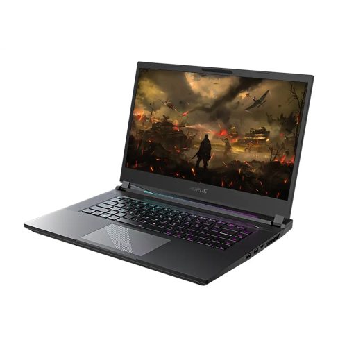 Laptop Gigabyte Aorus 15 9MF con i5 12500H, pantalla FHD 15.6" 360Hz y diseño gaming, color negro