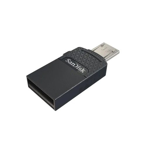 Memoria USB SanDisk 64GB Dual Drive USB 2.0 + Micro USB, Almacenamiento Rápido y Versátil