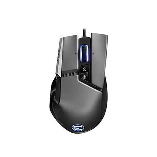 Mouse Evga X17 Gaming, 16,000 DPI, 10 botones, RGB, color gris, ideal para jugadores avanzados