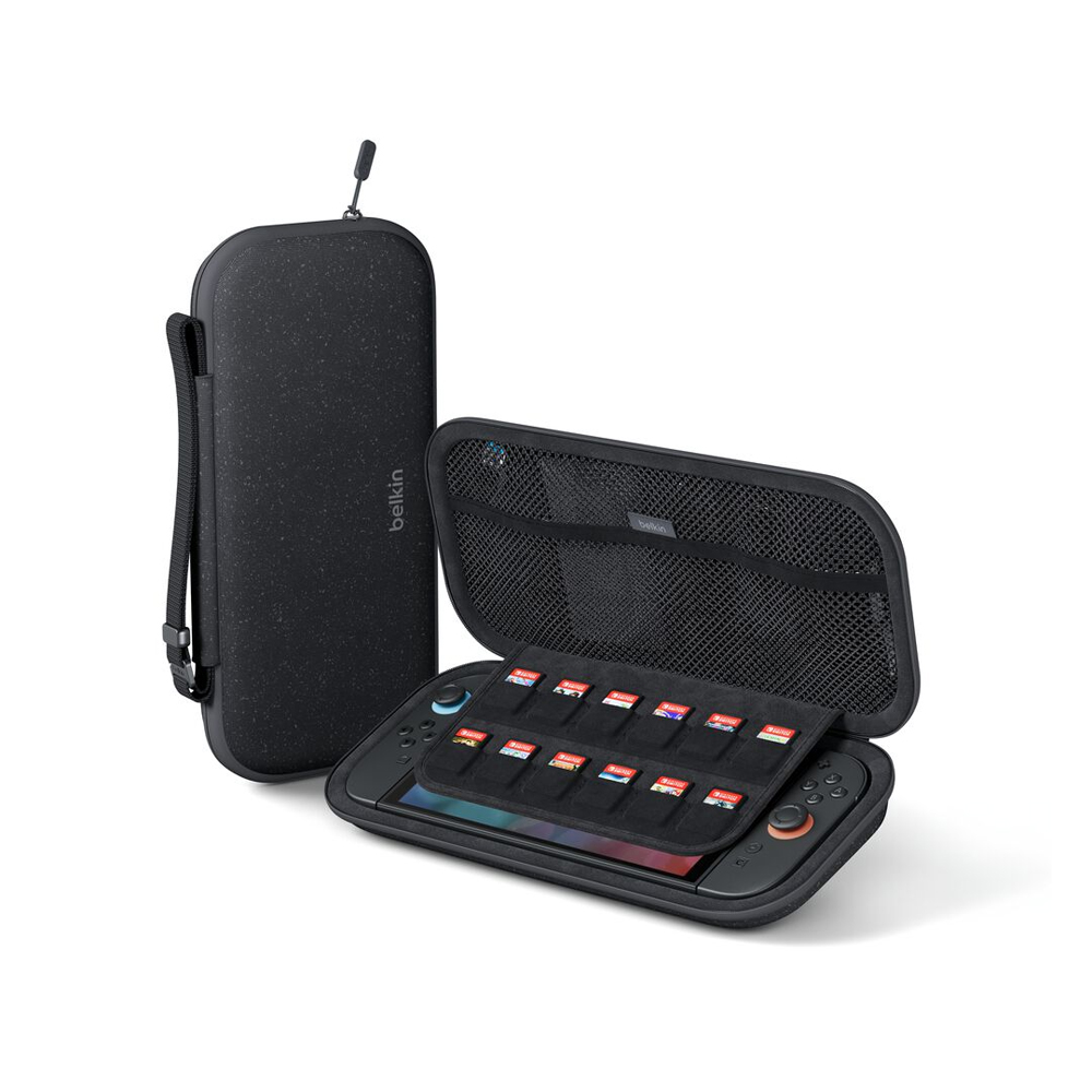 Funda de Viaje Belkin N Switch 2 para Nintendo Switch Color Negro Resistente y Compacta