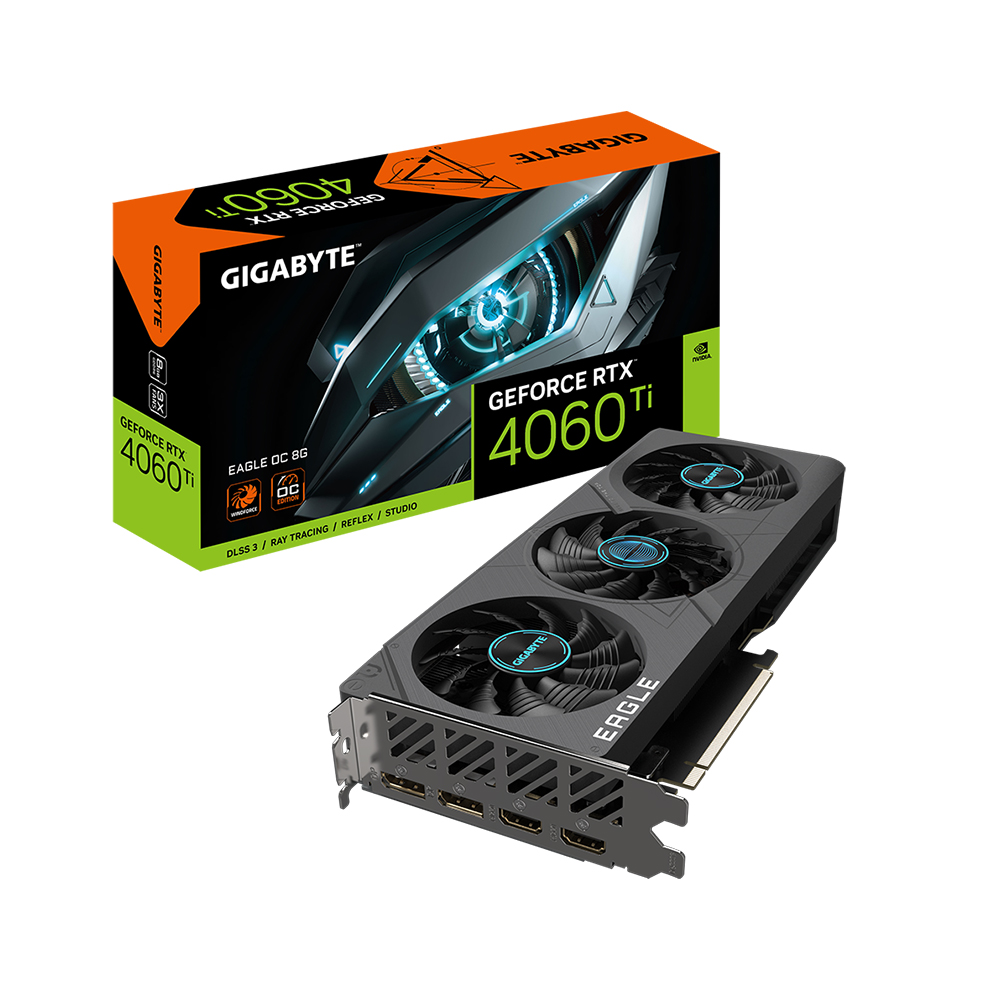 GEFORCE RTX 4060 TI EAGLE OC 8GB Graphics Card Alta Velocidad y Rendimiento Gaming