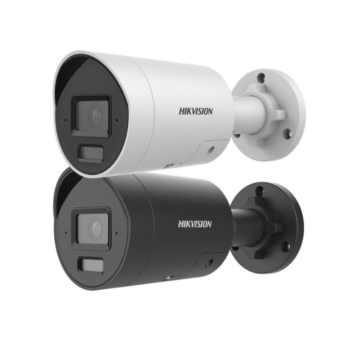 Cámara de vigilancia Hikvision ColorVu DS-2CD2083G2-LI2U/SRB 8MP con conectividad y visión nocturna