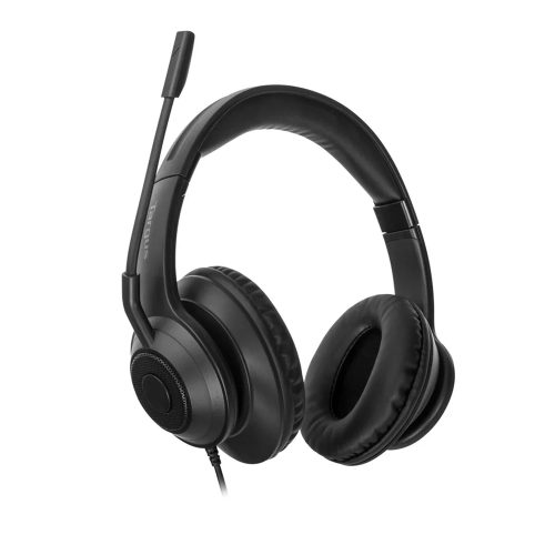 Audífonos Targus AEH102TT USB-A 40mm Over-Ear Cancelación de Ruido Color Negro