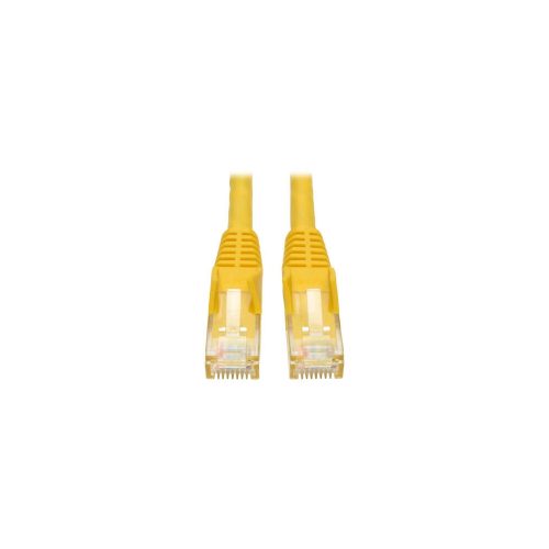 Cable de Red Tripp Lite RJ45 M/M Amarillo, 2 Pies (0.6 m) - Conexión Rápida y Estable