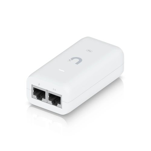Inyector de Potencia Ubiquiti U-PoE+ para Alimentación a través de Ethernet 802.3af 48V