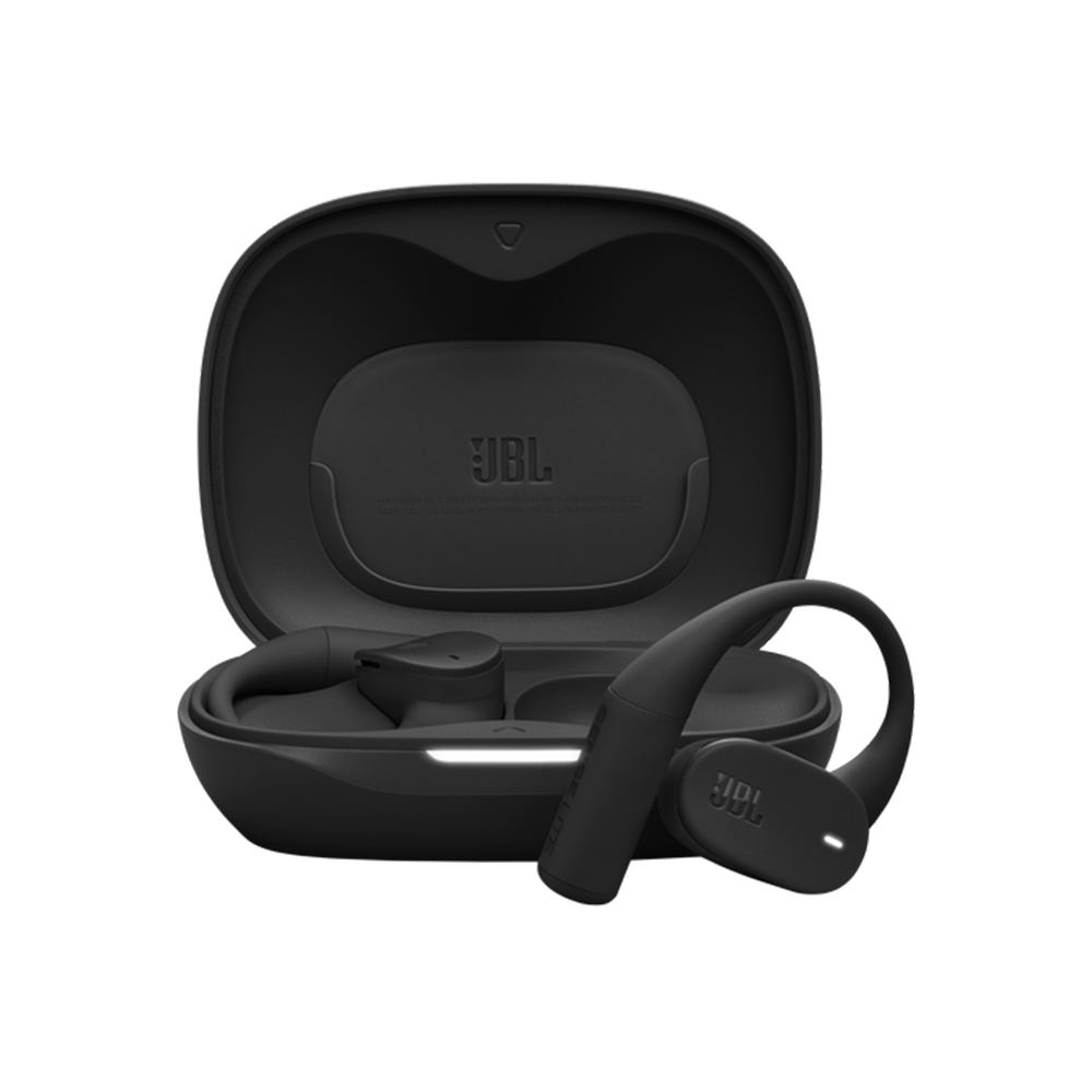 Auriculares JBL TWS Open Ear Negros con Sonido Inmersivo y Conectividad Inalámbrica