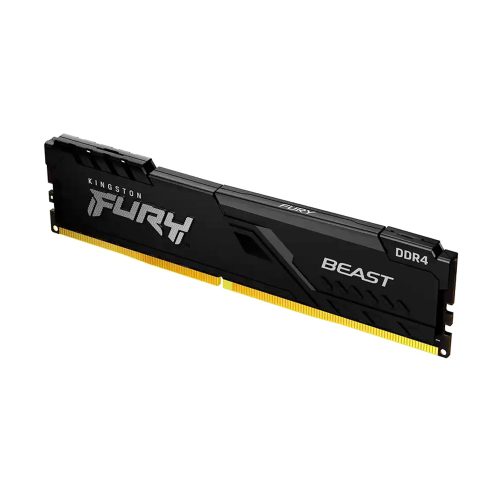 Memoria RAM DDR4 8GB 3200MHz CL16 HyperX Fury Beast Black para Gaming y Rendimiento