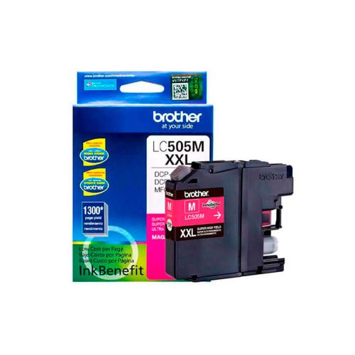 Tinta Brother LC505M Magenta Compatible DCP-J100 DCP-J105 DCP-J200 12ml Excelente Calidad impresión