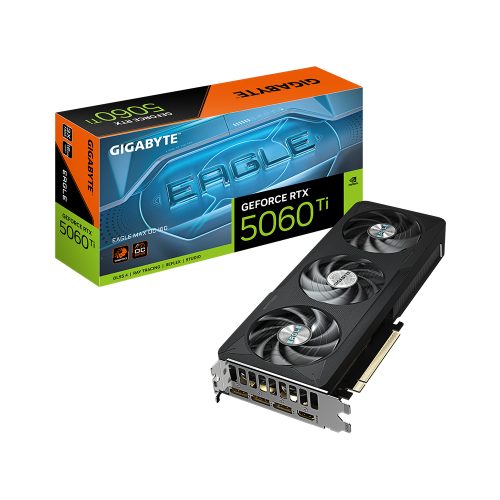 Tarjeta de Video Gigabyte GeForce RTX 5060 Ti Eagle Max OC 16GB Gaming Alta Velocidad