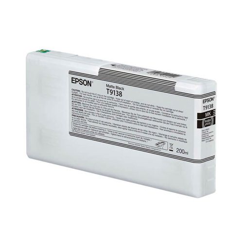 Tinta Epson T913800 UltraChrome HD Matte Black 80ml para impresoras de gran formato