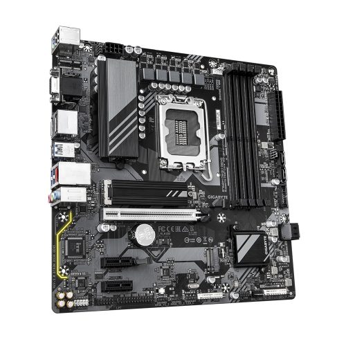 Motherboard Gigabyte B760M DS3H GEN5 LGA1700 mATX Chipset Intel B760 Ideal para Gaming