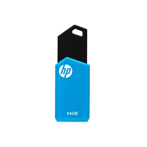 Memoria USB 64GB HP V150W Negra y Azul Alta Velocidad Transferencia Rápida