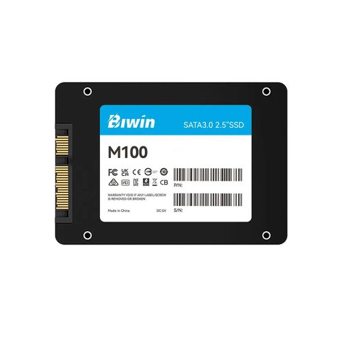 SSD 2.5 SATA 512GB Biwin M100 Alta Velocidad Almacenamiento Rápido para PC y Laptop