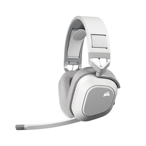 Auriculares Gaming Corsair HS80 Max Wireless Blanco Audio Inmersivo y Conectividad Inalámbrica