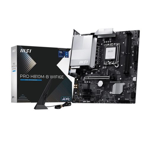 Placa base MSI PRO H810M-B D5 1851 mATX compatible con Intel y conexiones avanzadas