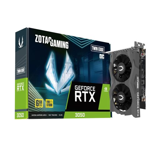 GeForce RTX 3050 ZOTAC 6GB 96 bit velocidad alta