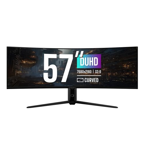 Monitor Gaming Cooler Master 57" DUHD 120Hz 1000R VA Velocidad
