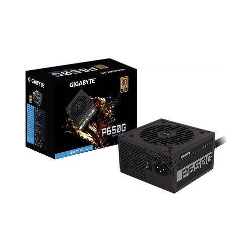 Fuente de Poder GIGABYTE P650G PG5 80+ GOLD 650W Certificación Eficiencia Alta Modular