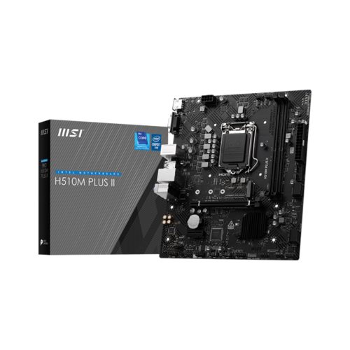 Placa Base MSI H510M PLUS II Micro-ATX Chipset Intel H510 Socket LGA 1200 DDR4 HDMI VGA PCIe SATA