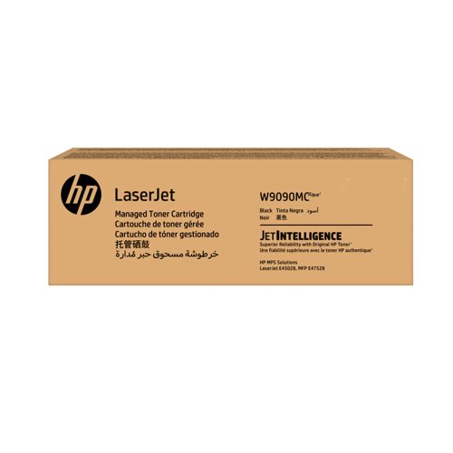 Toner HP W9090MC Black para impresoras LaserJet Managed E45028 alta capacidad 20000 páginas