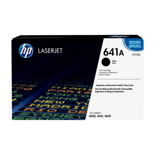 Cartucho de tóner HP 641A negro para Color LaserJet 4600 4610 4650